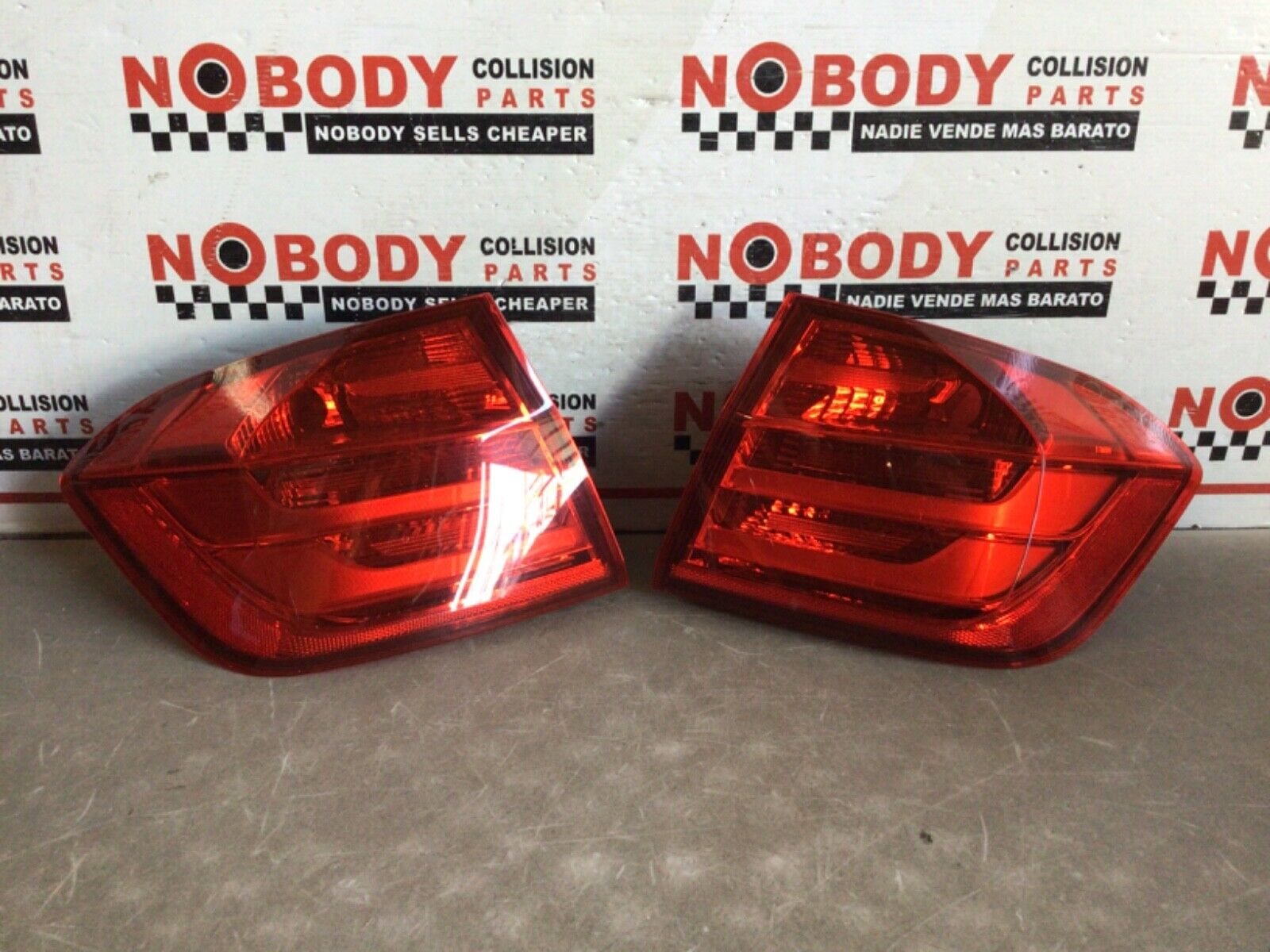 2012-2015 BMW 3 SERIES PAIR LEFT&RIGHT Outer Tail Lights Halogen VERY GOOD OEM✅✅