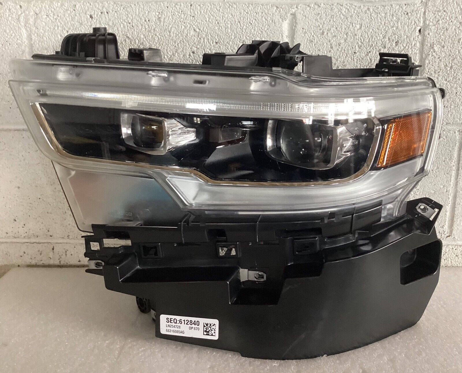 2020 2022 Dodge RAM 1500 Driver FULL LED AFS Headlight GOOD 💎OEM P68316084AH