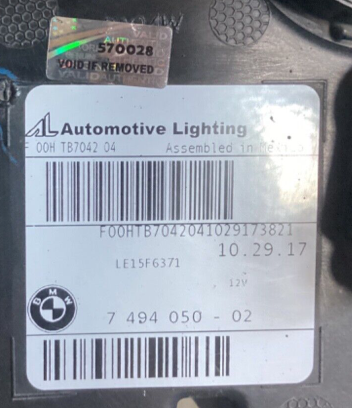 2018 2021 BMW X3 Passenger FULL LED Headlight AFFORDABLE ☘️ OEM 7494050-02