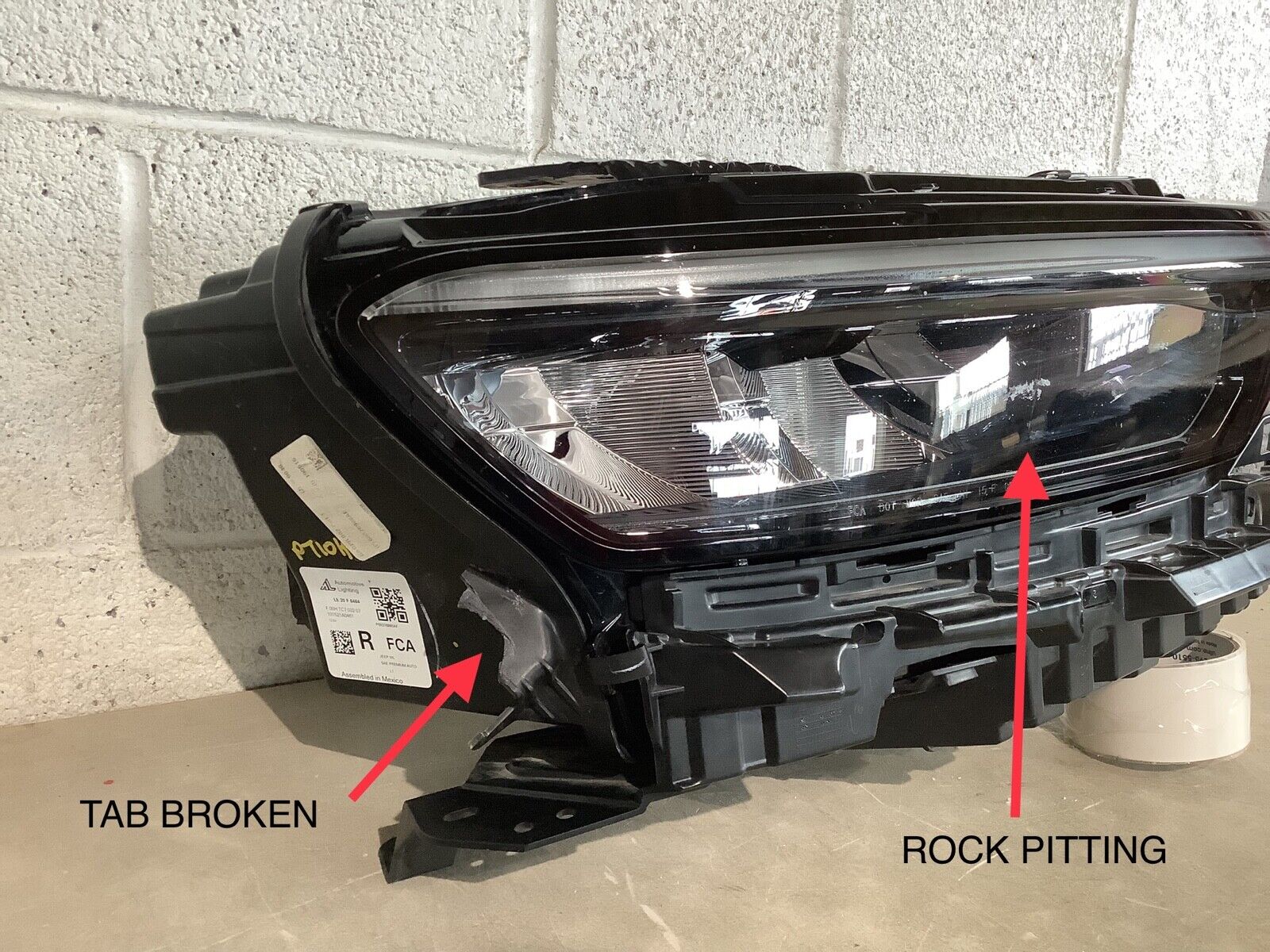 2021-2022 Jeep Grand Cherokee Passenger Headlight LED GOOD📣OEM 6820376980AF