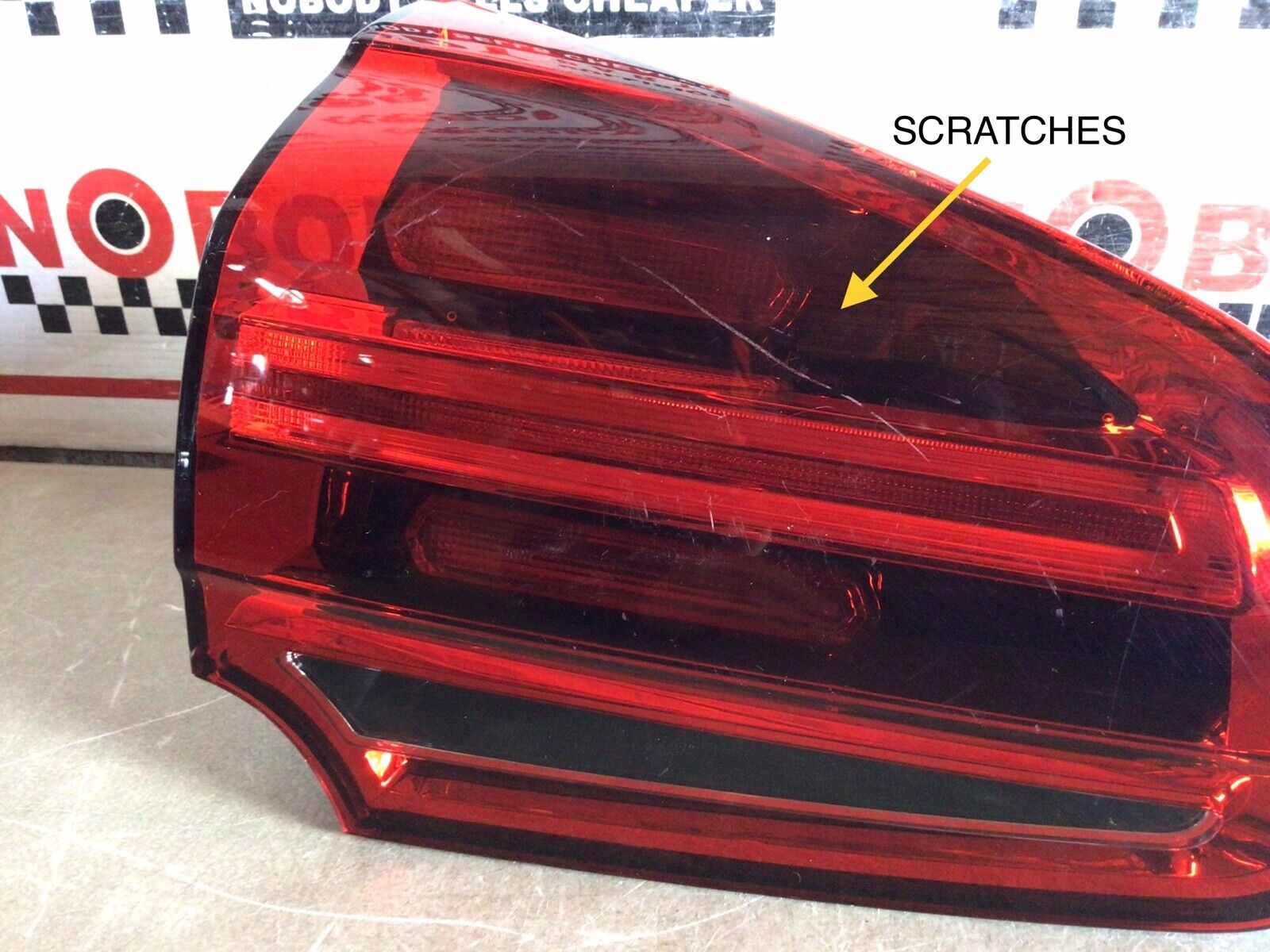 2015-2018 Porsche Cayenne Driver Side Inner Tail Light LED Original 90053375 OEM